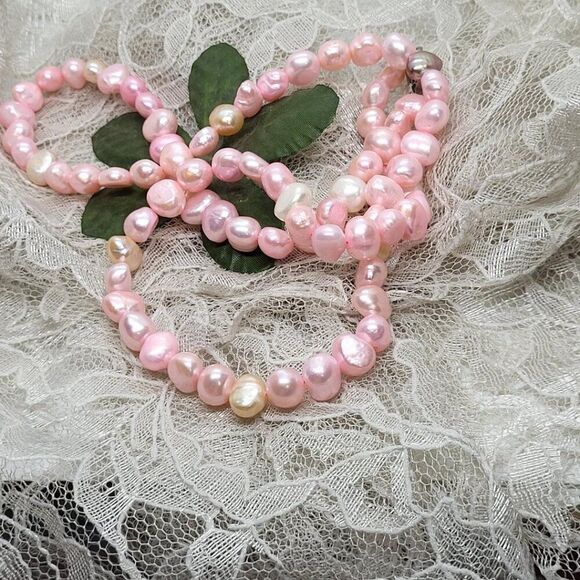 New, Austrian Crystal, Stamped Necklace, in Stainless Steel, 24 inches - Picture 7 of 11